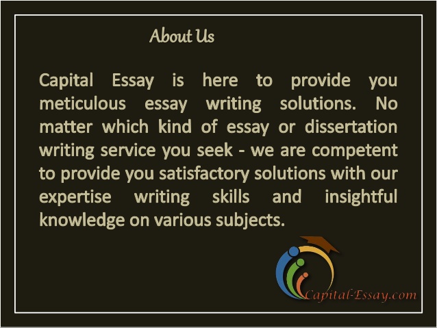 Capital essay