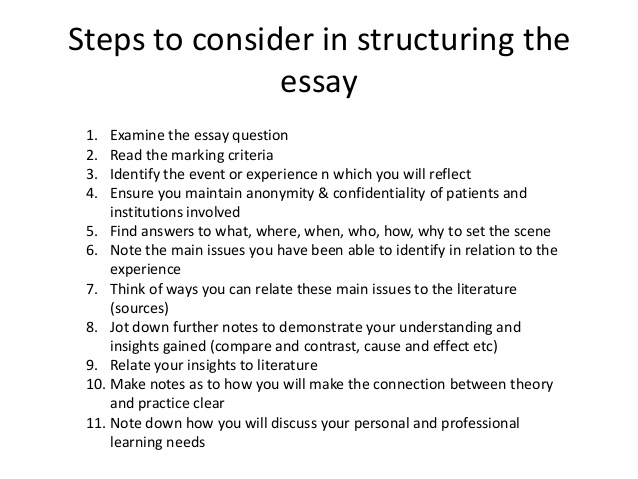 Essay writing for