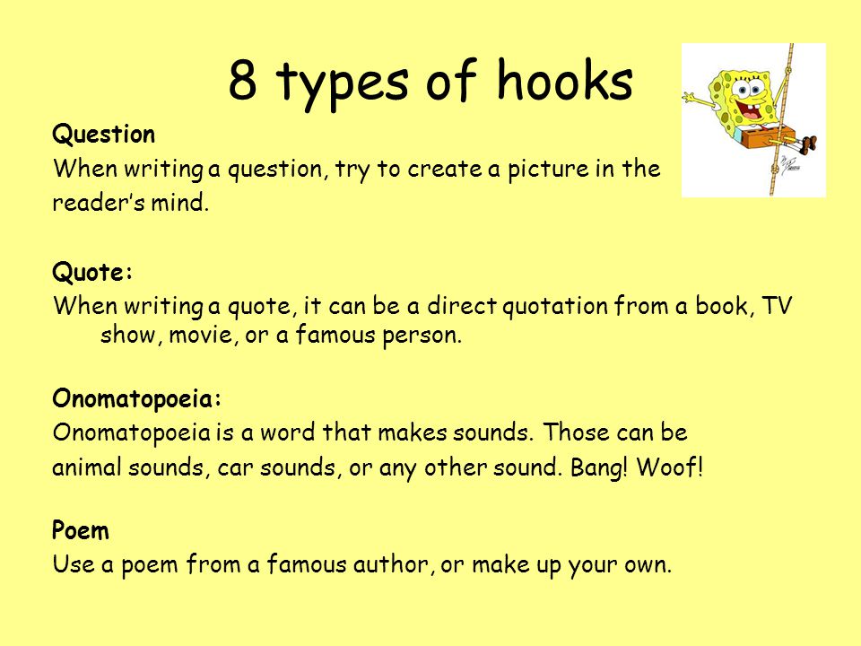 Good hooks for essays Good hooks for essays image