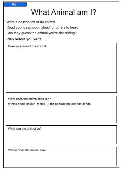 Online writing activities