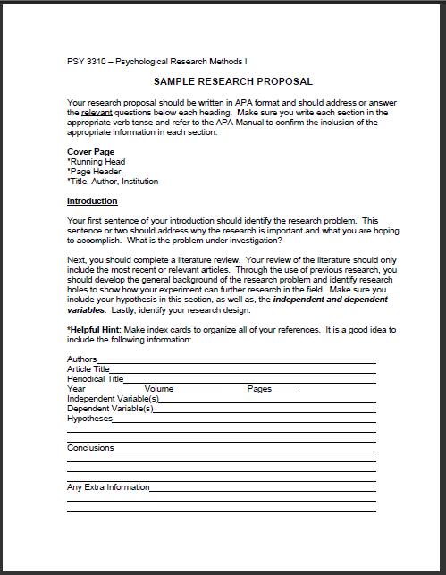 Proposal write
